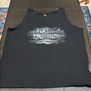 Harley-Davidson Black Sleeveless Top